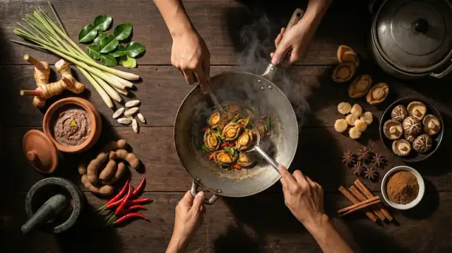 ការរៀបចំម៉ឺនុយម្ហូបការខ្មែរ-ចិន