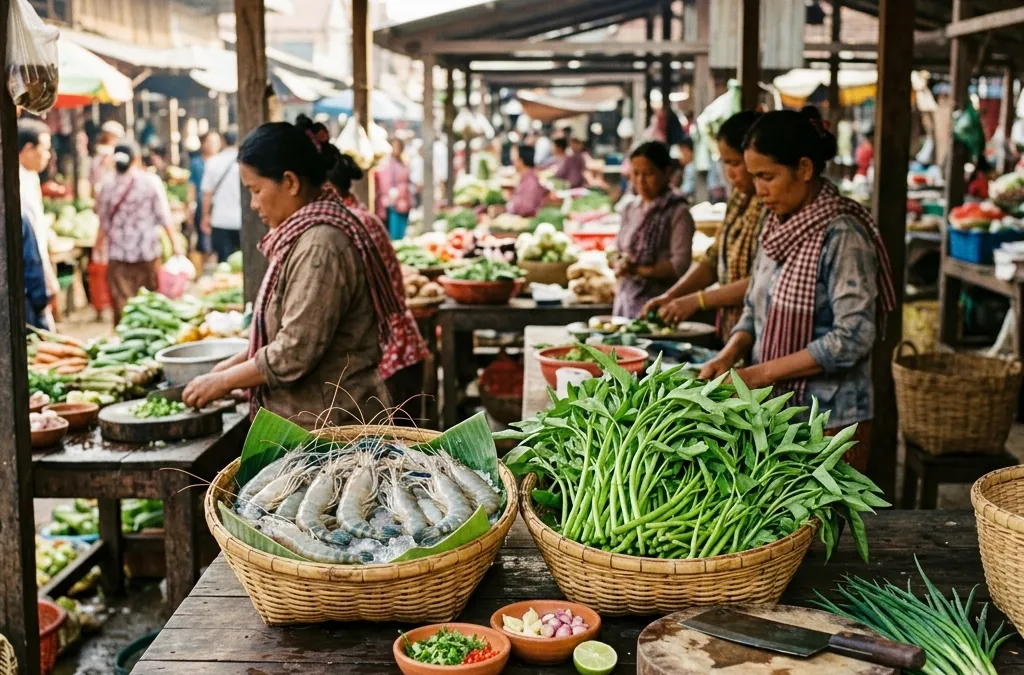 ជ្រើសរើសគ្រឿងផ្សំថ្មីៗ និងស្អាតបាត