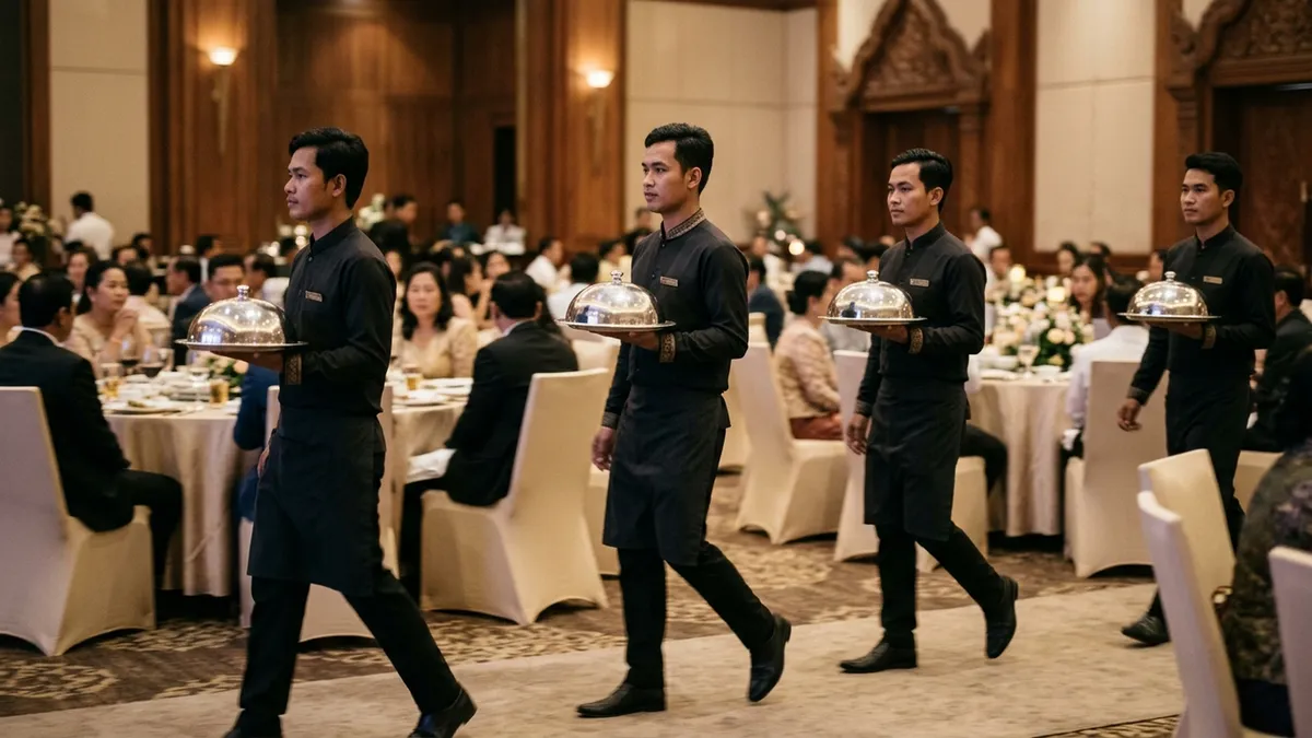 សេវាកម្មរត់តុ និងការគ្រប់គ្រងអ្នកបម្រើអាហារ