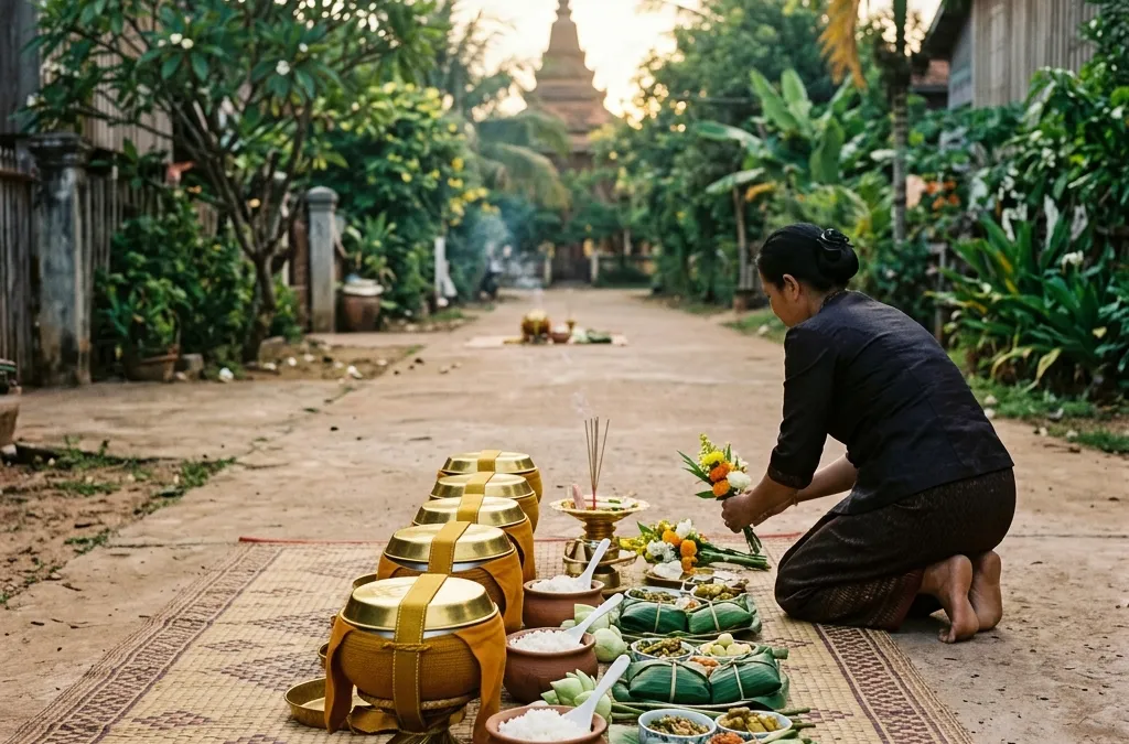 ការរៀបចំចង្ហាន់ព្រឹកព្រលឹមដោយភាពស្ងប់ស្ងាត់