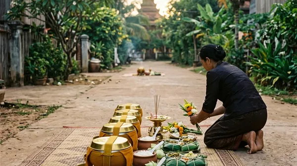 ការរៀបចំចង្ហាន់ព្រឹកព្រលឹមដោយភាពស្ងប់ស្ងាត់