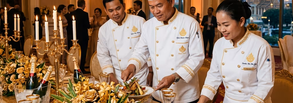 របៀបជ្រើសរើសក្រុមចុងភៅនៅភ្នំពេញ សម្រាប់កម្មវិធីមង្គលការ និងពិធីជប់លៀងប្រណីត