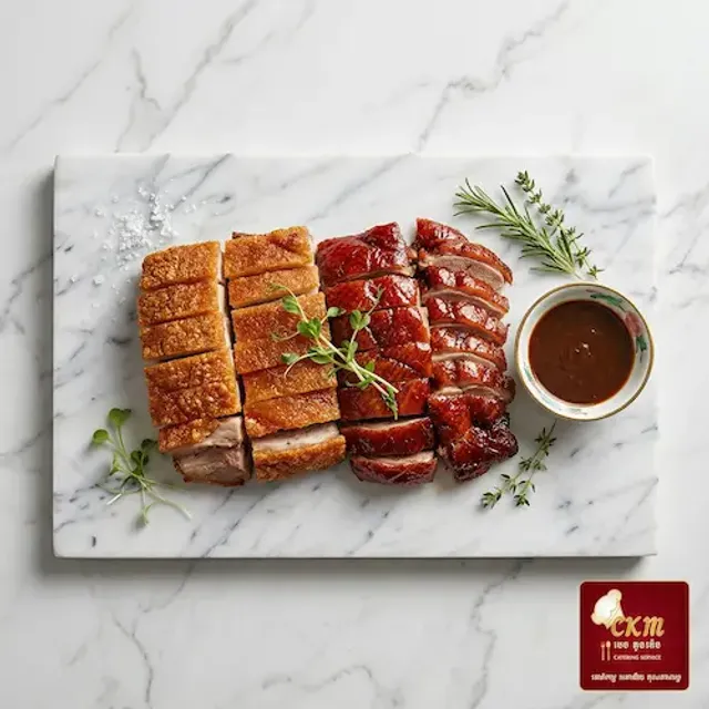 ជ្រូកខ្វៃនិងនំប៉័ង