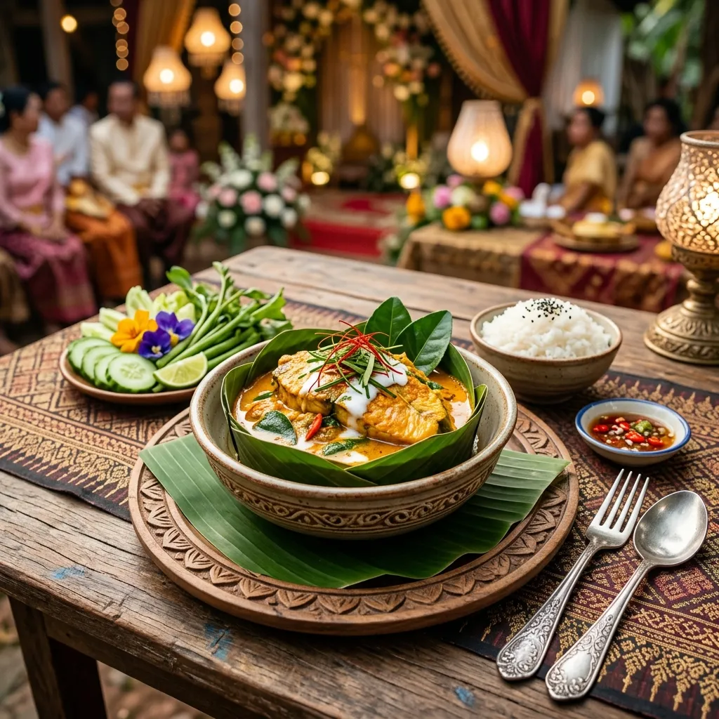 ម្ហូបការខ្មែរប្រពៃណីដែលរៀបចំយ៉ាងប្រណីត